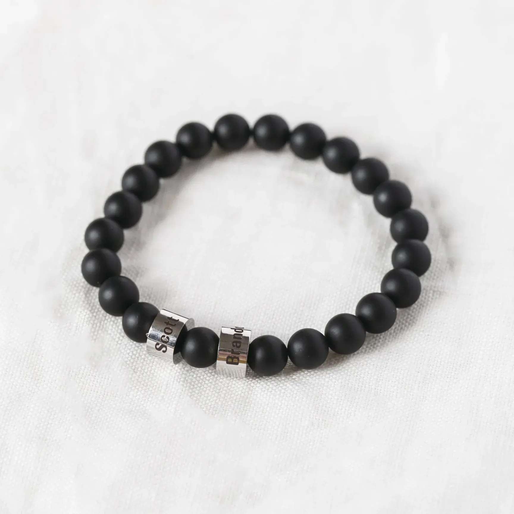 Custom Beaded Bracelet for Men