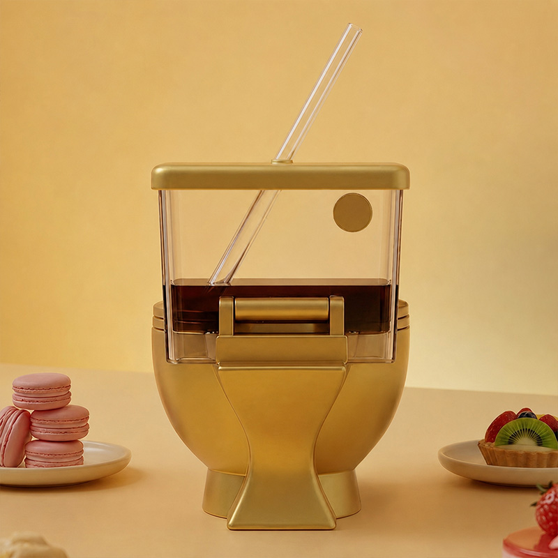 Toilet Shaped Ramen Bowl Set