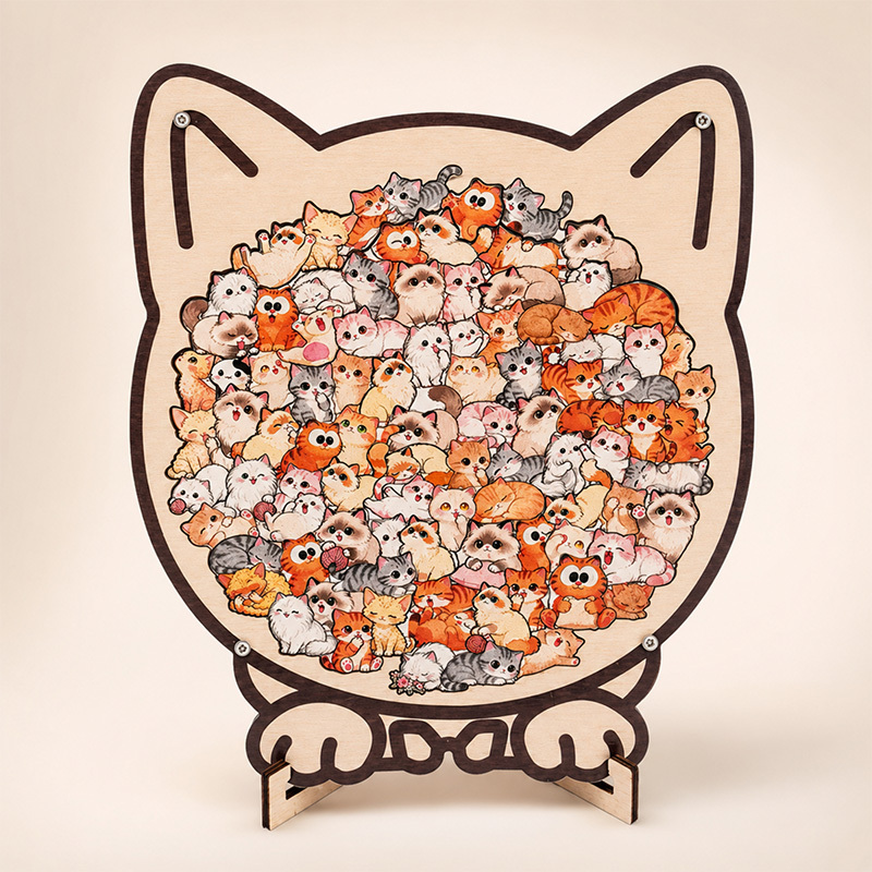 Cute animal puzzles to relieve stress