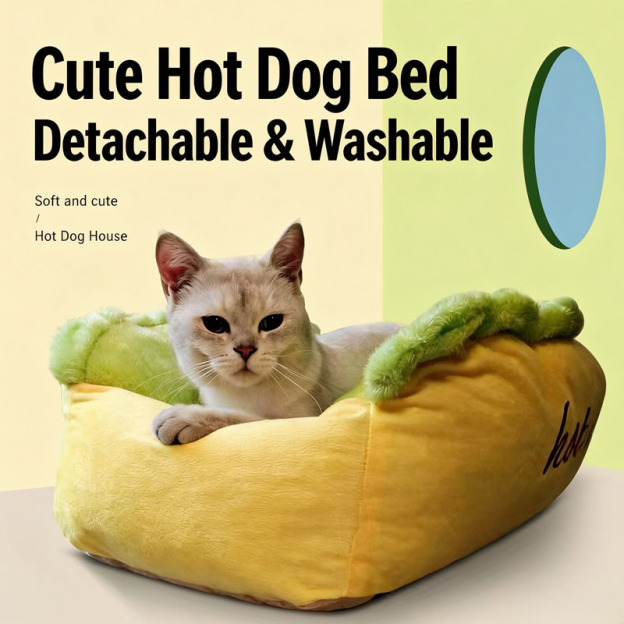 Hot Dog Pet Bed