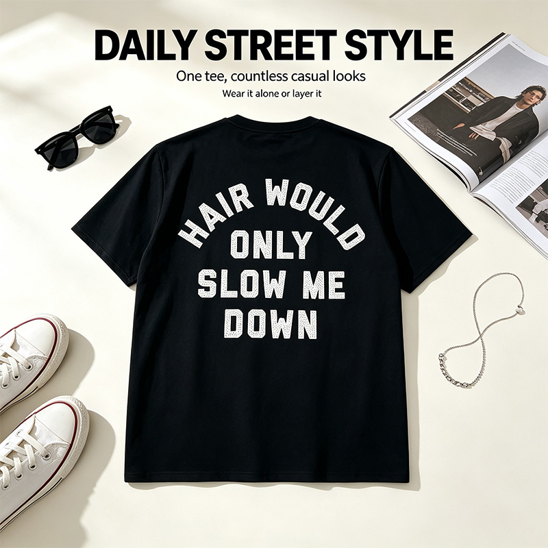 Men's Fun Cycling Slogan Casual T-shirt
