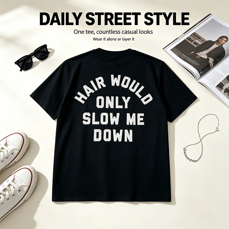 Men's Fun Cycling Slogan Casual T-shirt