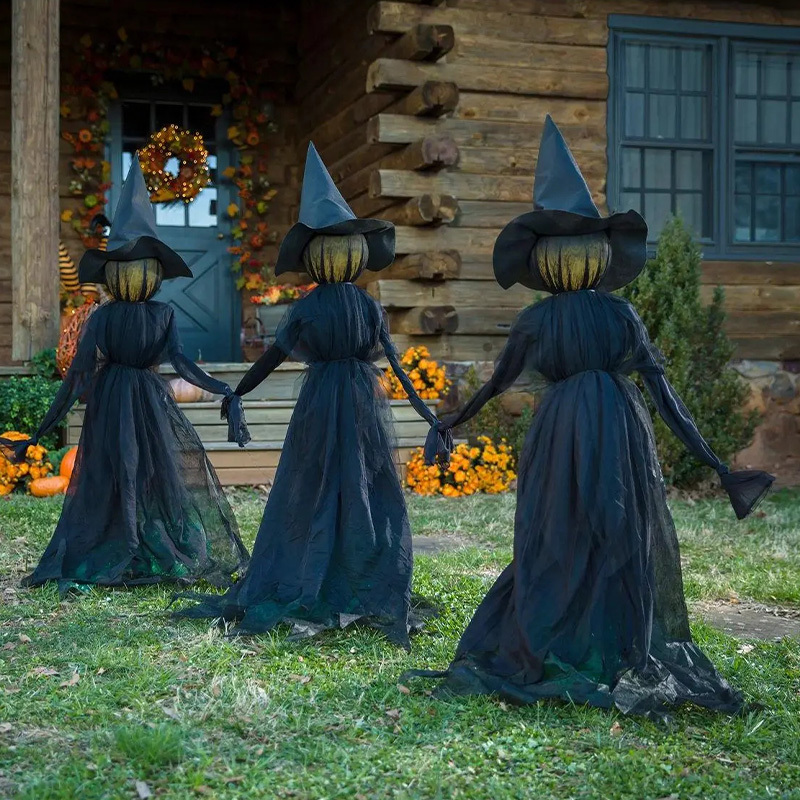Halloween Glowing Witch Stake
