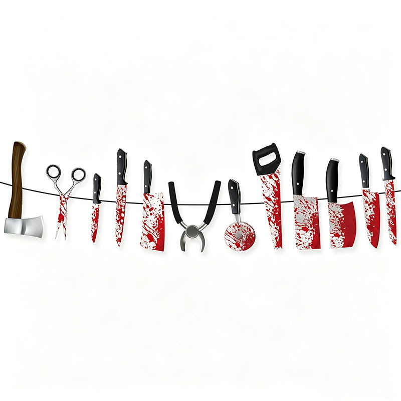 Bloody Handprint Halloween Party Set