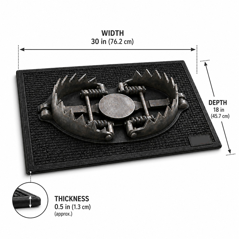 Fun 3D Trap Doormat