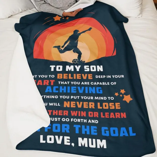 Soccer/Football v2 - Personalized Blanket