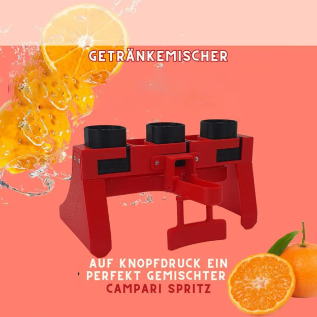 Creative beverage mixing device