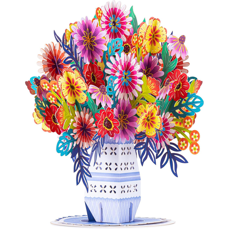 3D Bouquet Pop-up Greeting Card