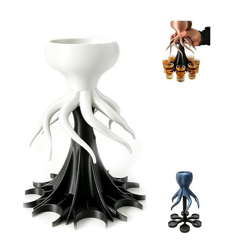 3D Printed Octopus-Shaped Beverage Dispenser