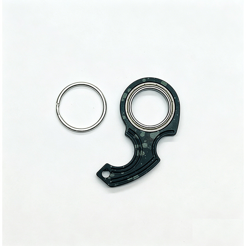 Rotating decompression keychain