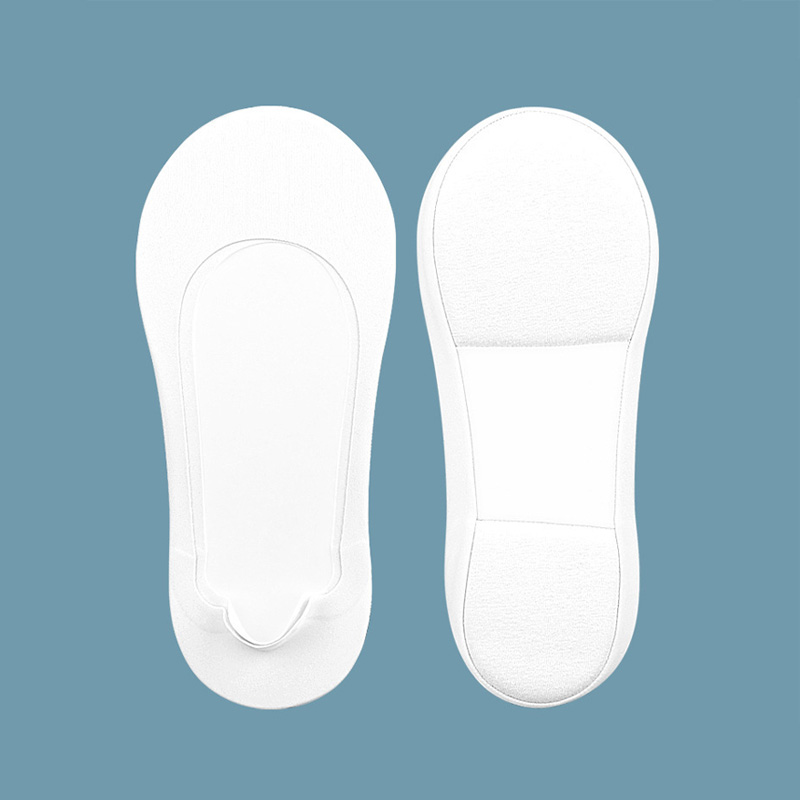 Ice silk sponge pad invisible boat socks
