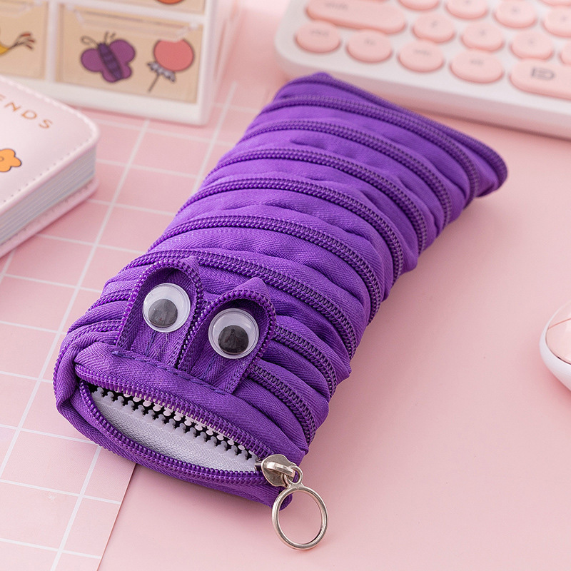 Creative Caterpillar Zipper Pencil Case