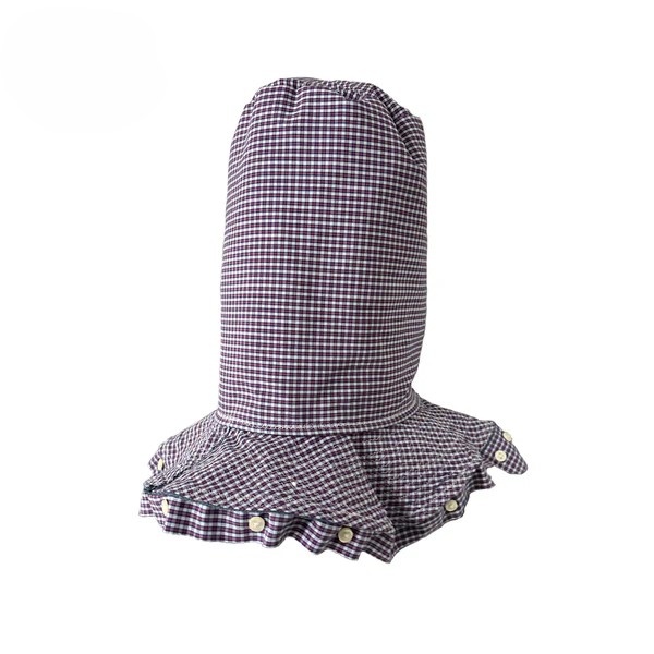 Patterned button hood