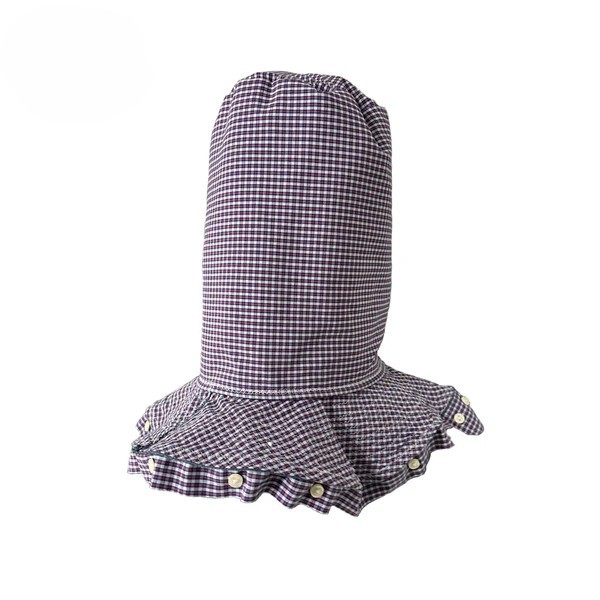 Patterned button hood