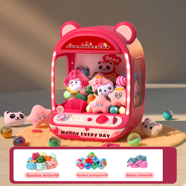 Children Claw Machine with Capsule Toys