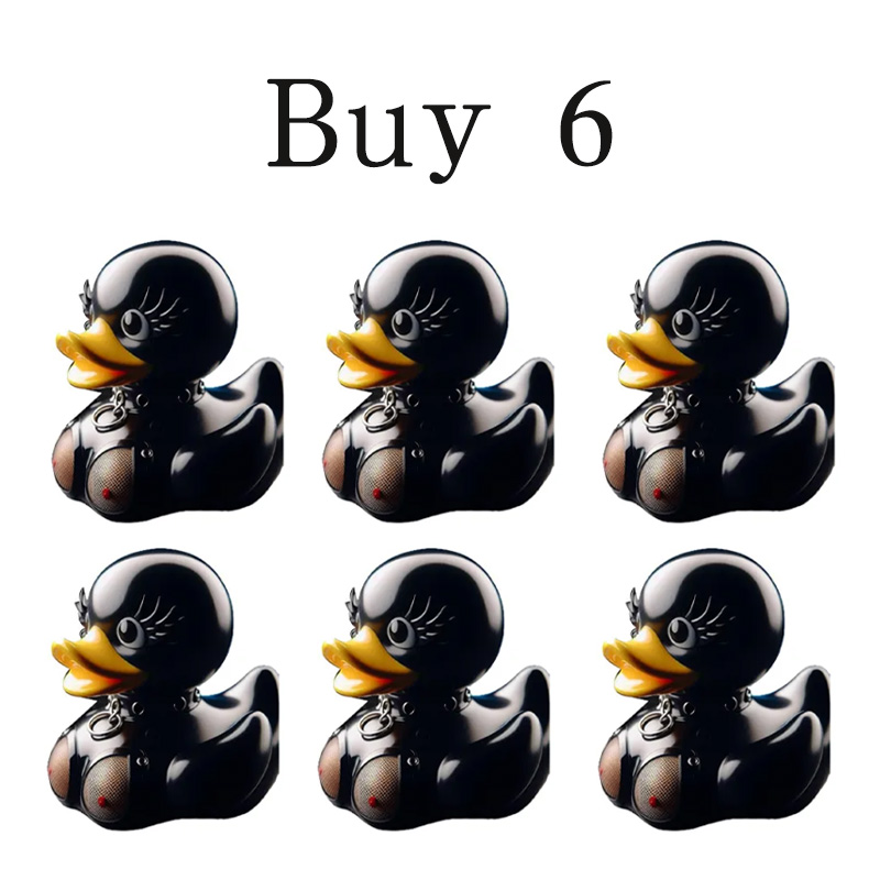 Cool Black Trendy Duck