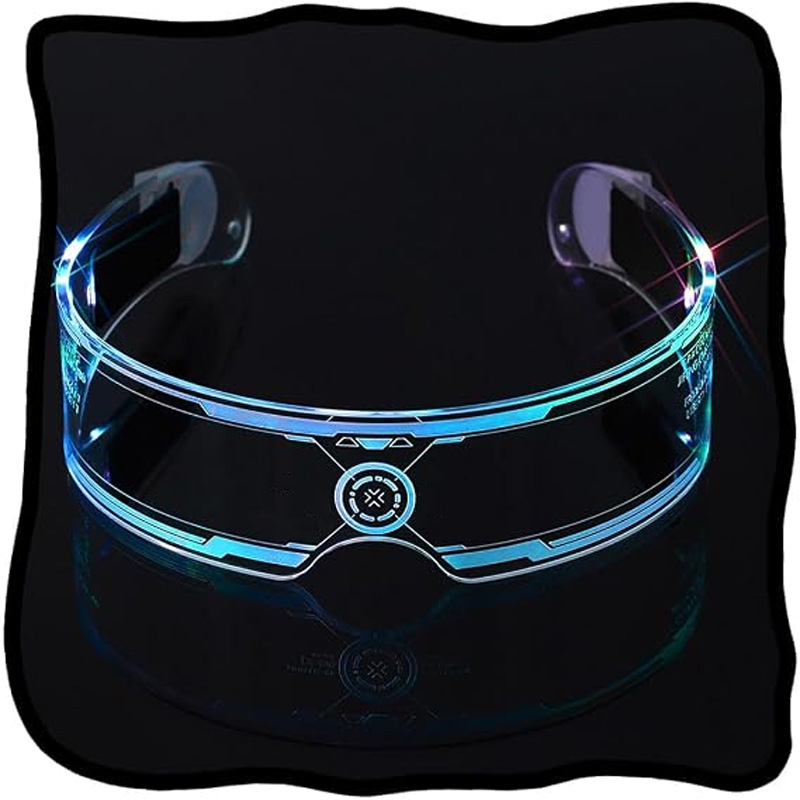 LED Acrylic Seven-Color Light-Up Glasses