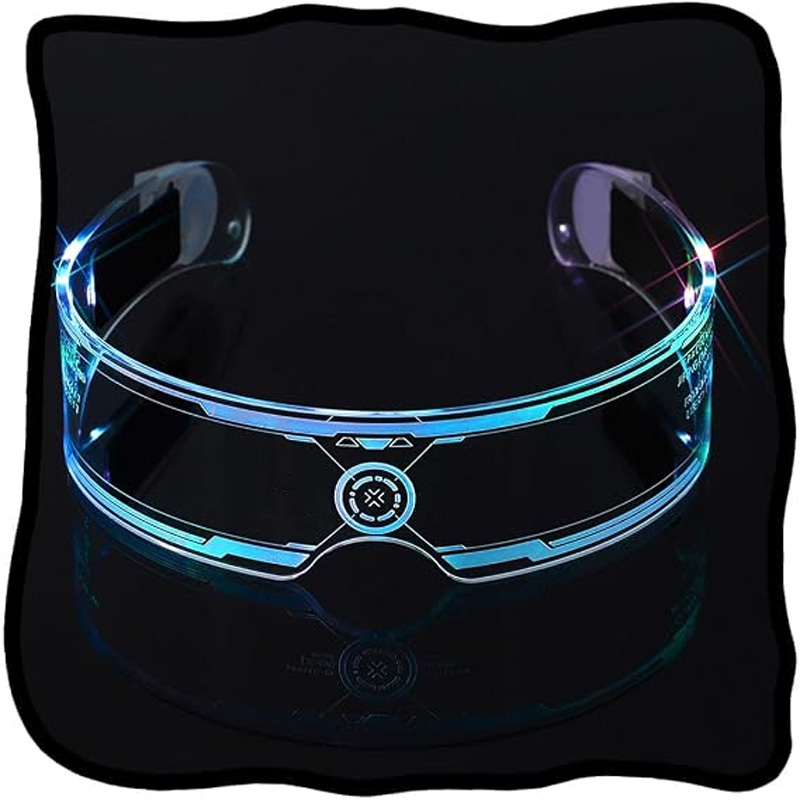 LED Acrylic Seven-Color Light-Up Glasses