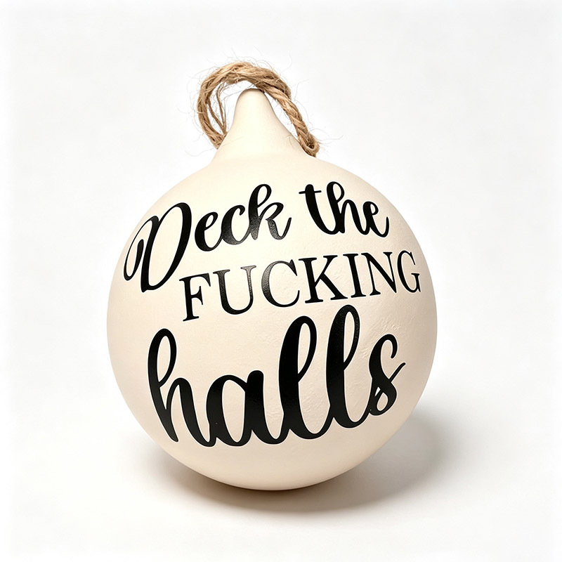 Funny prank Christmas ball decorations