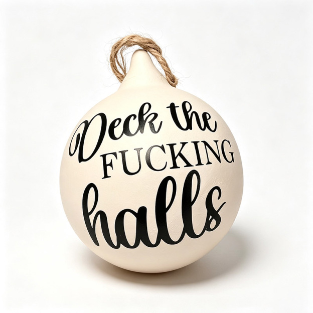 Funny prank Christmas ball decorations