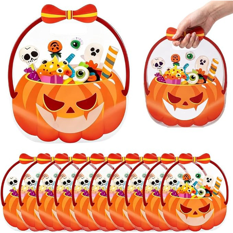 Halloween Transparent Stand-Up Candy Bag
