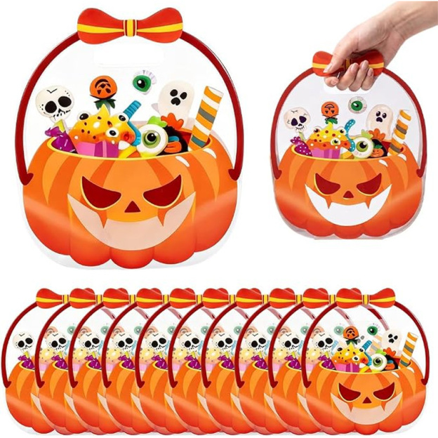 Halloween Transparent Stand-Up Candy Bag
