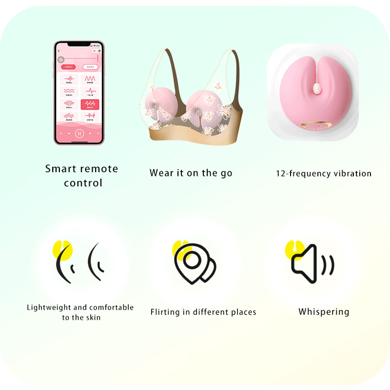 Donut Wireless Nipple Clamp Vibrator