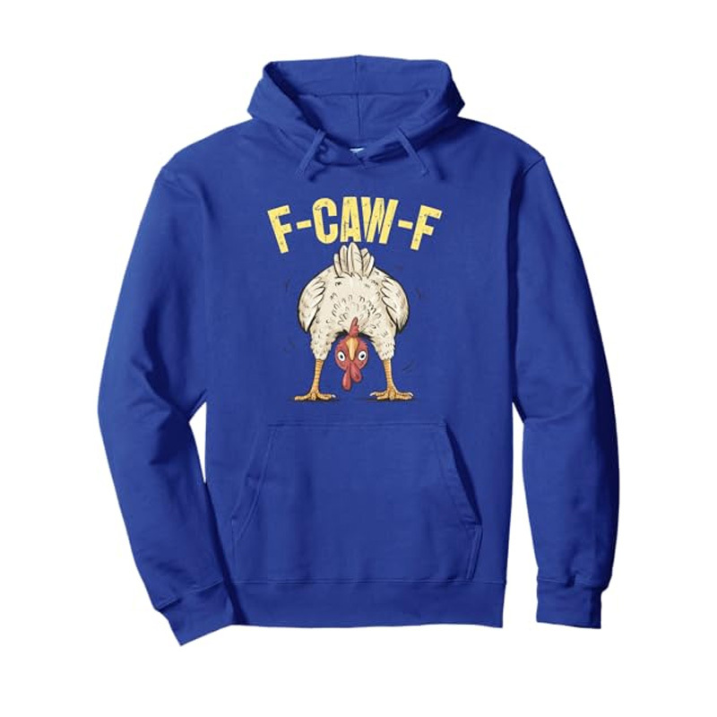 Cotton rooster print sweatshirt