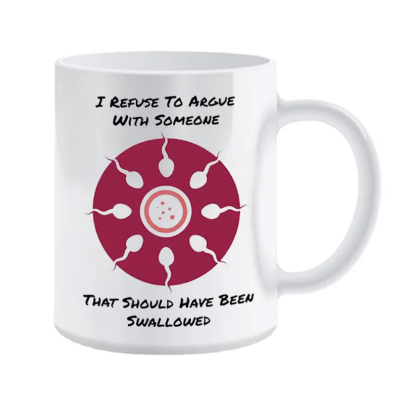 Interesting printed mug