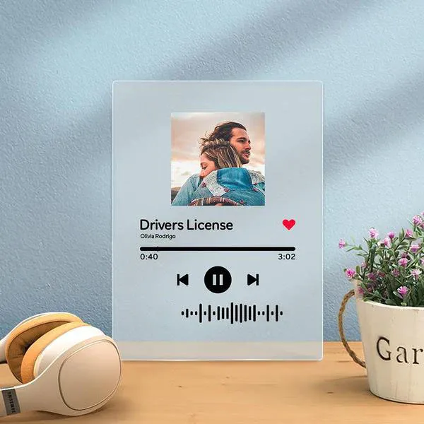 Custom Photo Music PlaqueNight Light*Best Seller*