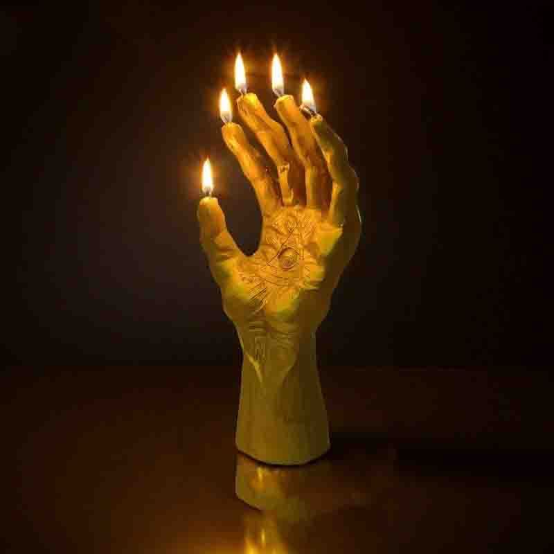 Burning finger candle props decoration