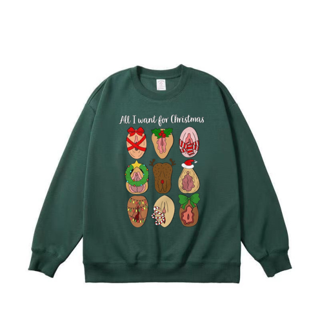 Interesting graffiti crew neck sweatshirt