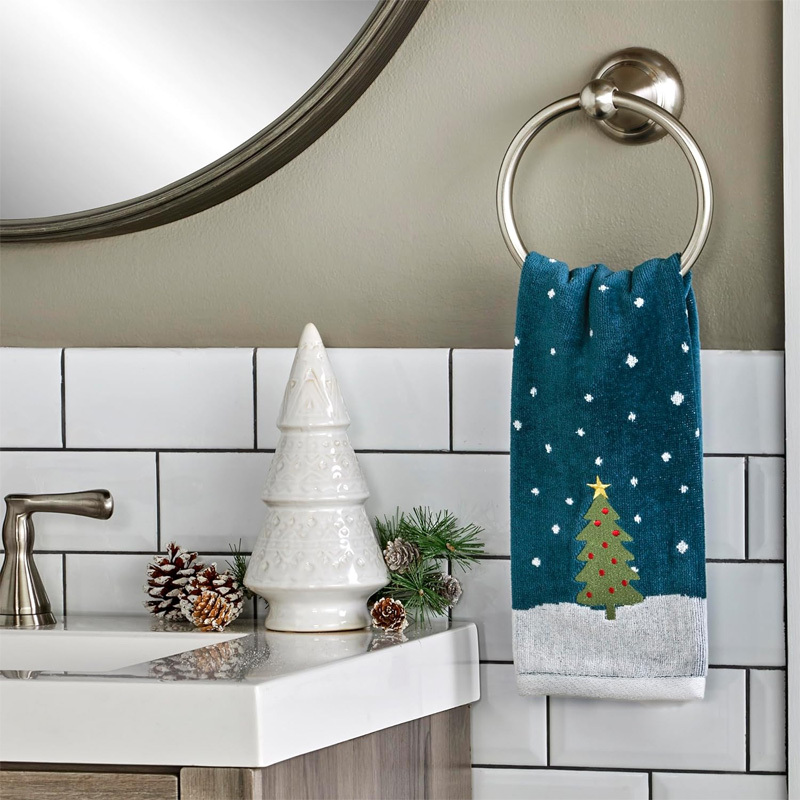 Soft and thick Christmas towel