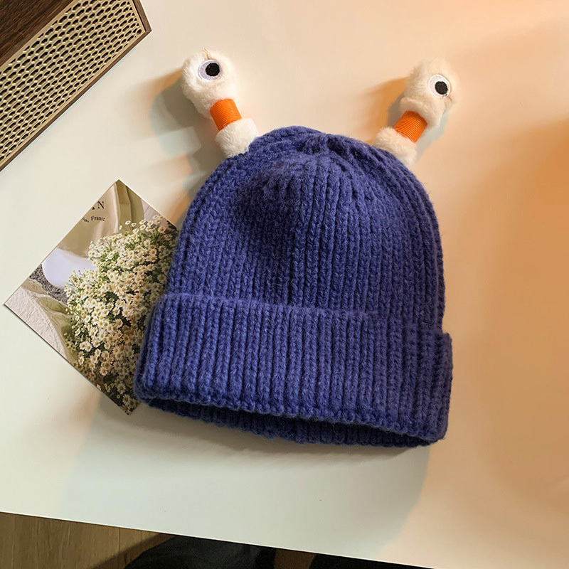 Cute Knitted Glowing Antenna Hat