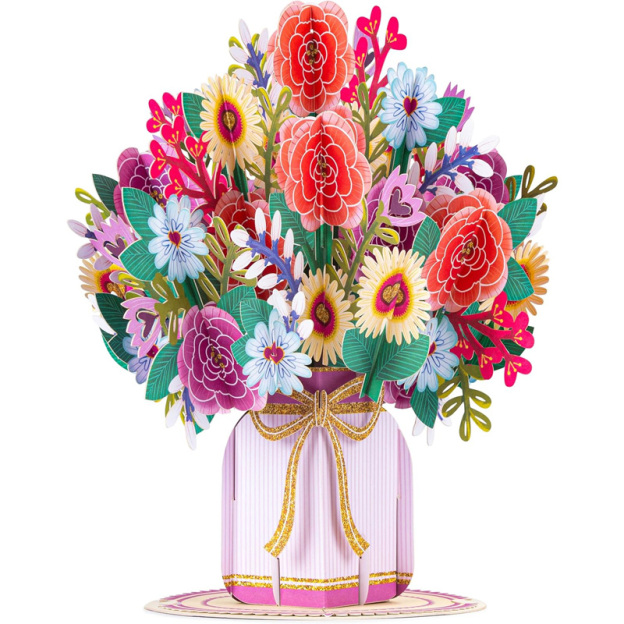 3D Bouquet Pop-up Greeting Card