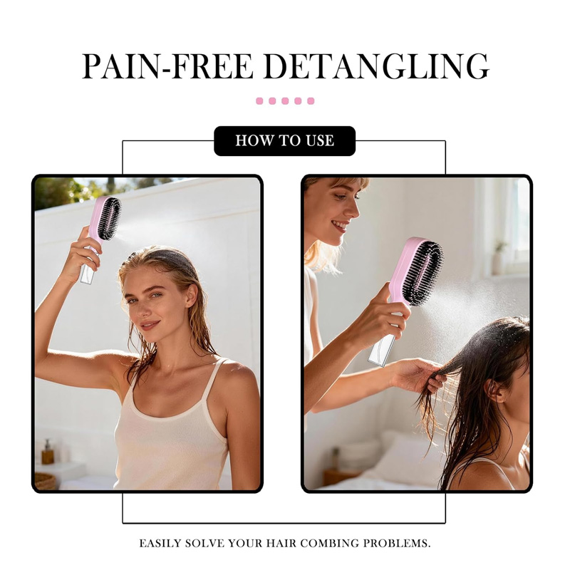 2-in-1 Spray Hairbrush