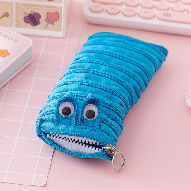 Creative Caterpillar Zipper Pencil Case