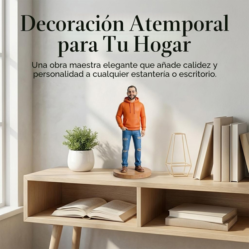 Custom 3D portrait commemorative statue