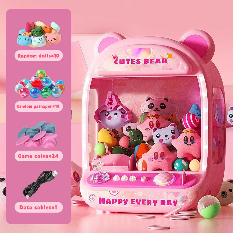 Children Claw Machine with Capsule Toys