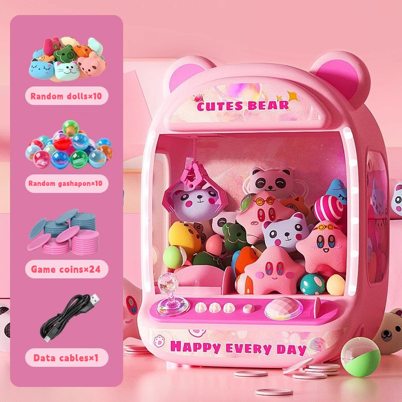 Children Claw Machine with Capsule Toys