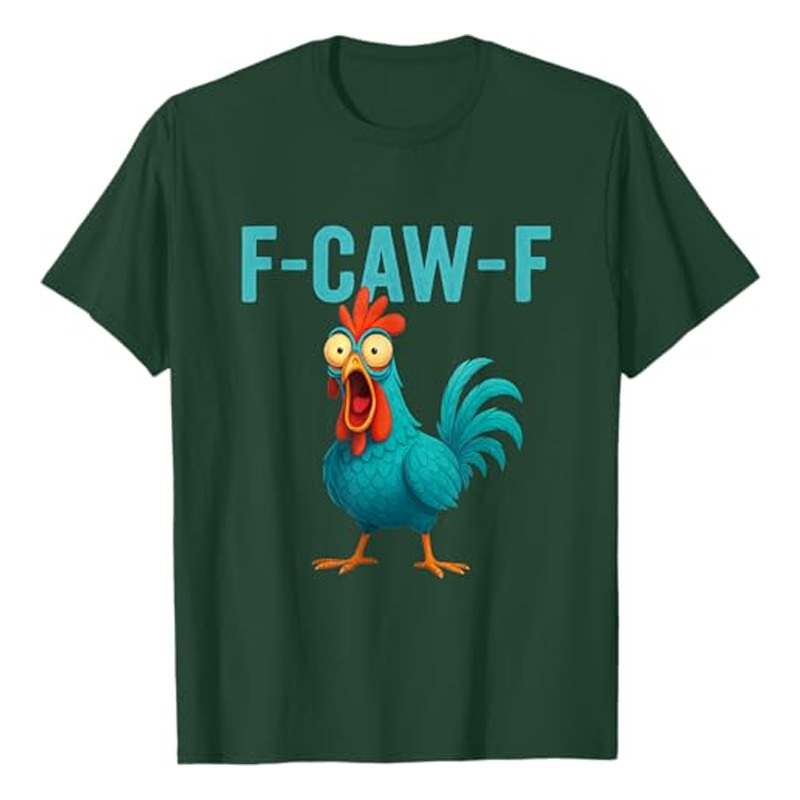 Crew neck printed short sleeves