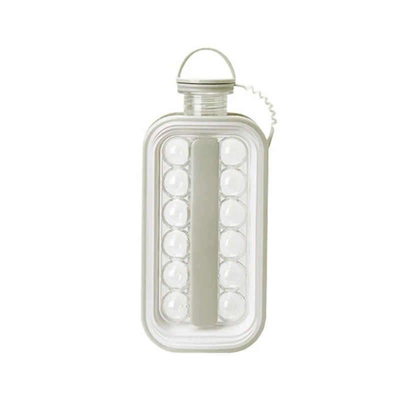 Portable Transparent Water Bottle Ice Grid Membrane Set