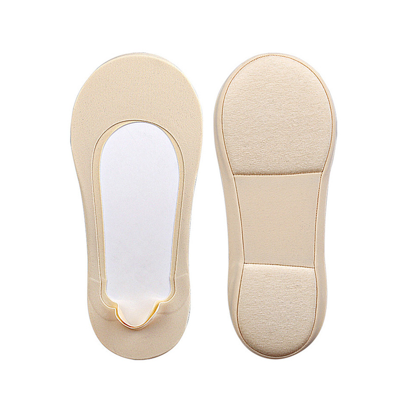 Ice silk sponge pad invisible boat socks