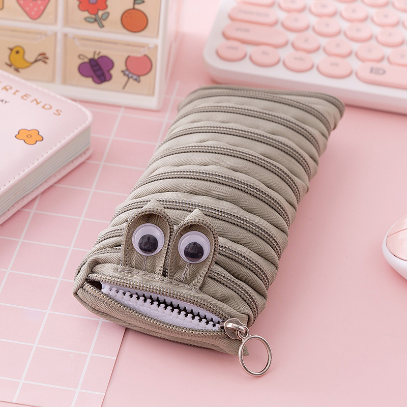 Creative Caterpillar Zipper Pencil Case