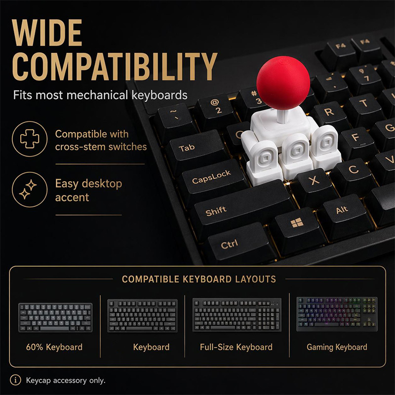 3D printed mechanical keyboard joystick keycaps