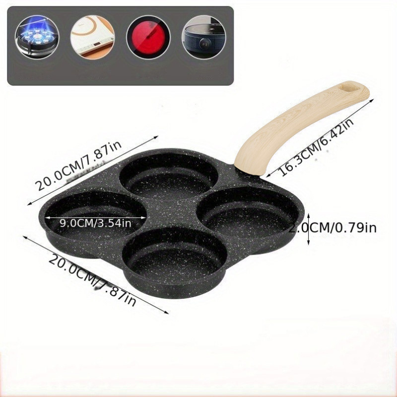 Multifunctional household non-stick frying pan