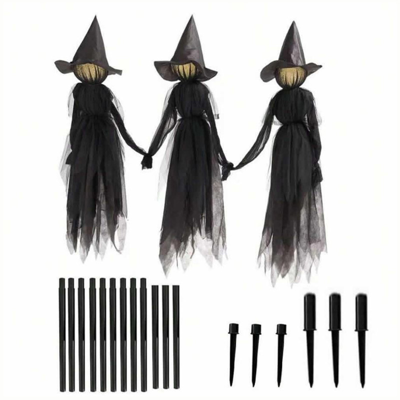 Halloween Glowing Witch Stake