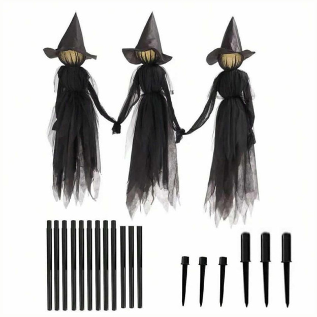 Halloween Glowing Witch Stake
