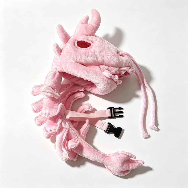 Kitten skeleton plush toy costume