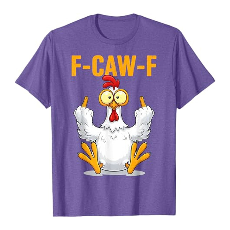 Crew neck combed cotton T-shirt